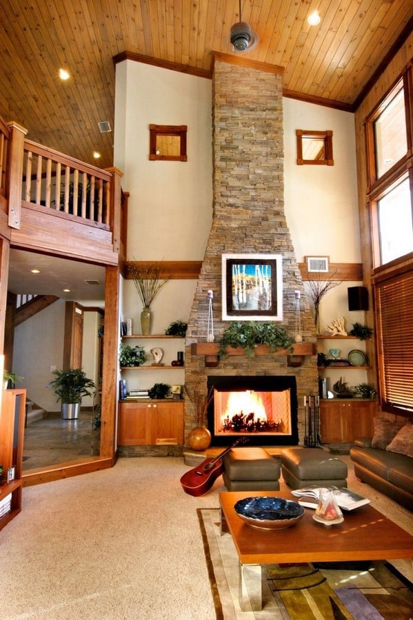 30 Examples of Rustic interiors for living rooms - Sheet19
