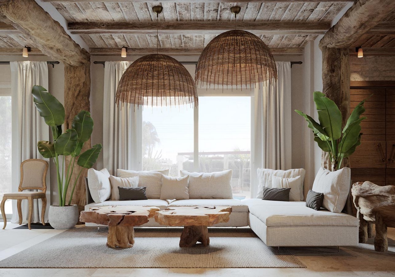 30 Examples of Rustic interiors for living rooms - Sheet30