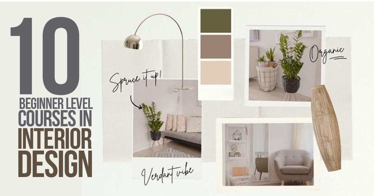 10 beginner level courses in interior design - RTF