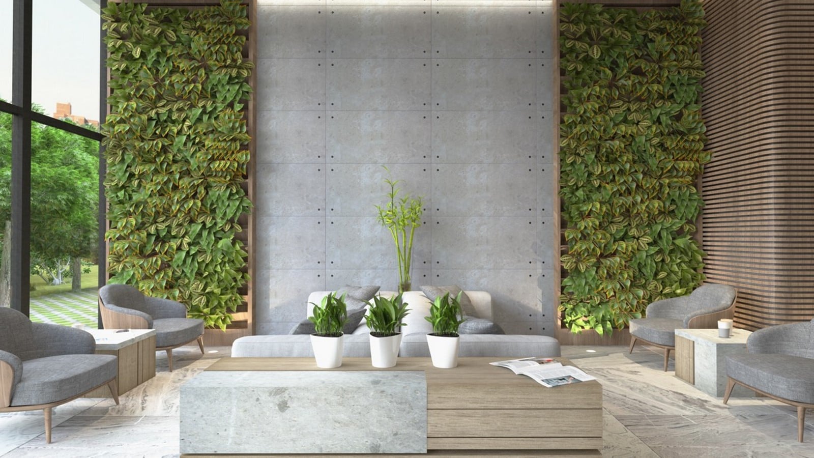 50 Living rooms enhanced by concrete - Sheet1