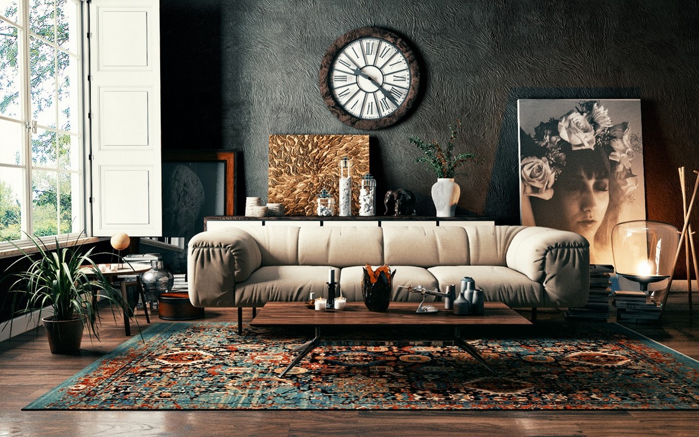 50 Living rooms enhanced by concrete - Sheet10