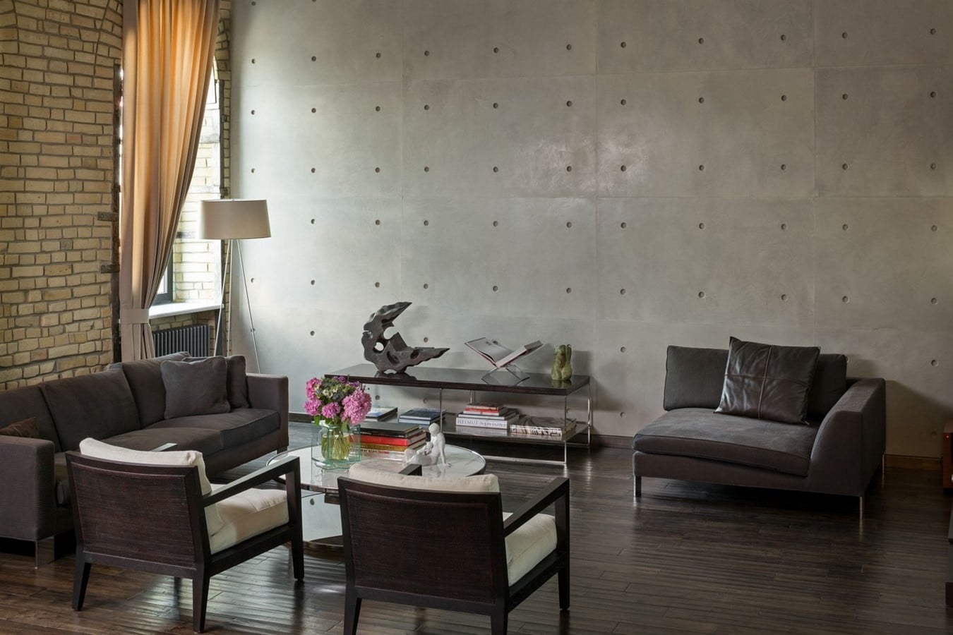 50 Living rooms enhanced by concrete - Sheet12