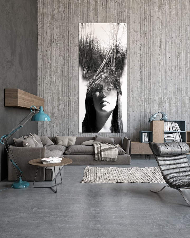 50 Living rooms enhanced by concrete - Sheet27