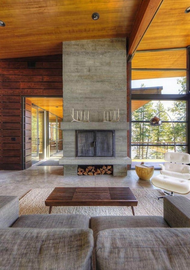 50 Living rooms enhanced by concrete - Sheet34