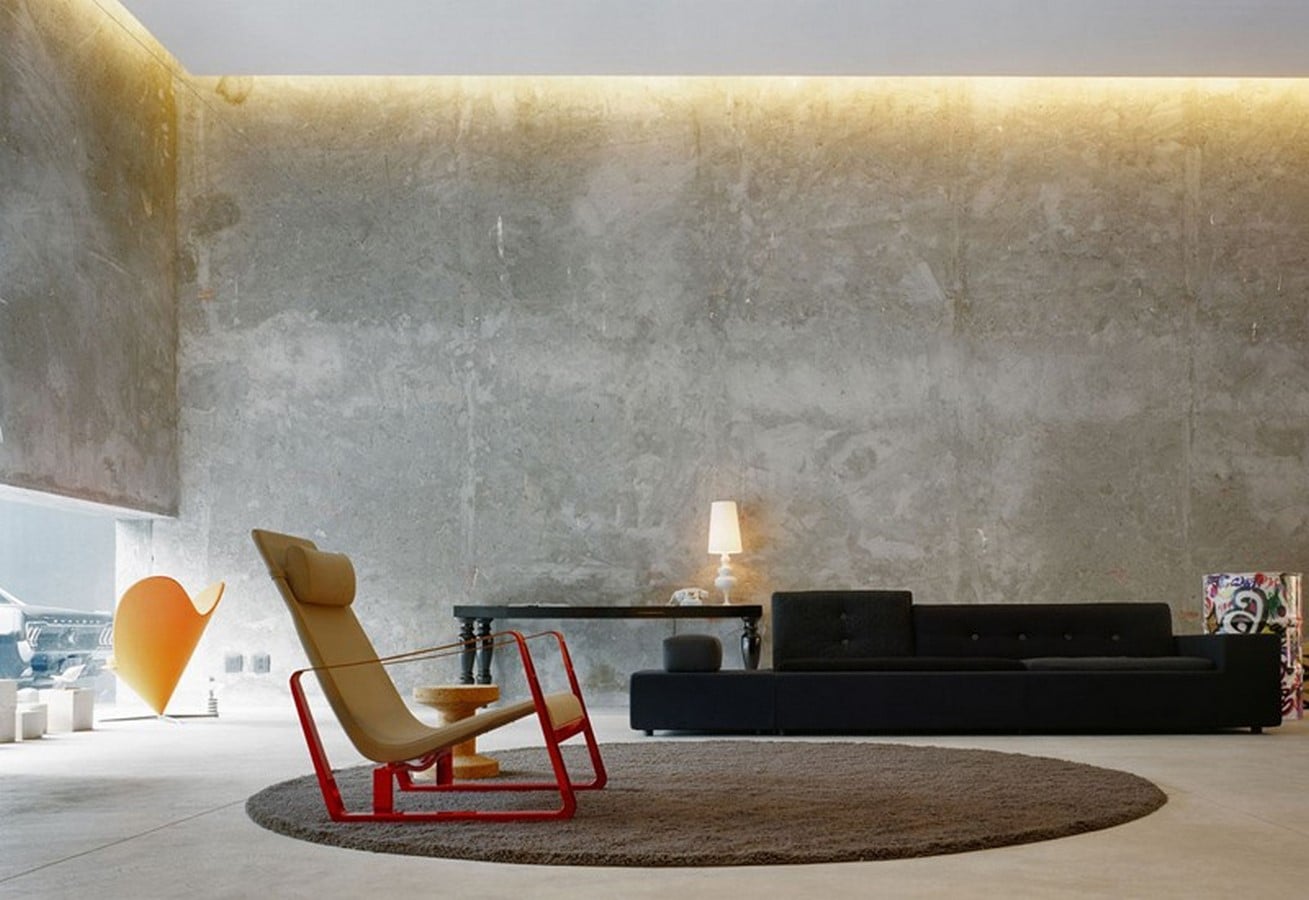 50 Living rooms enhanced by concrete - Sheet36