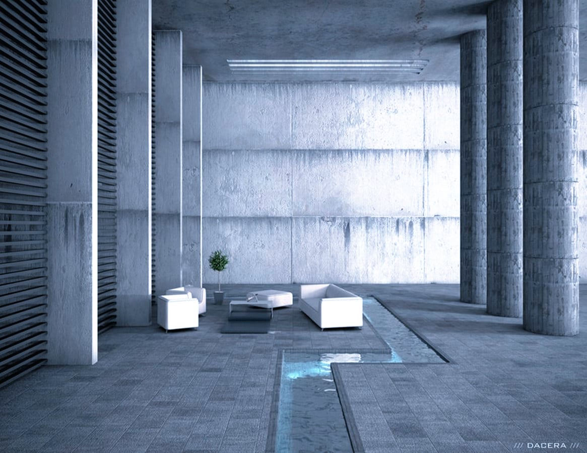 50 Living rooms enhanced by concrete - Sheet38