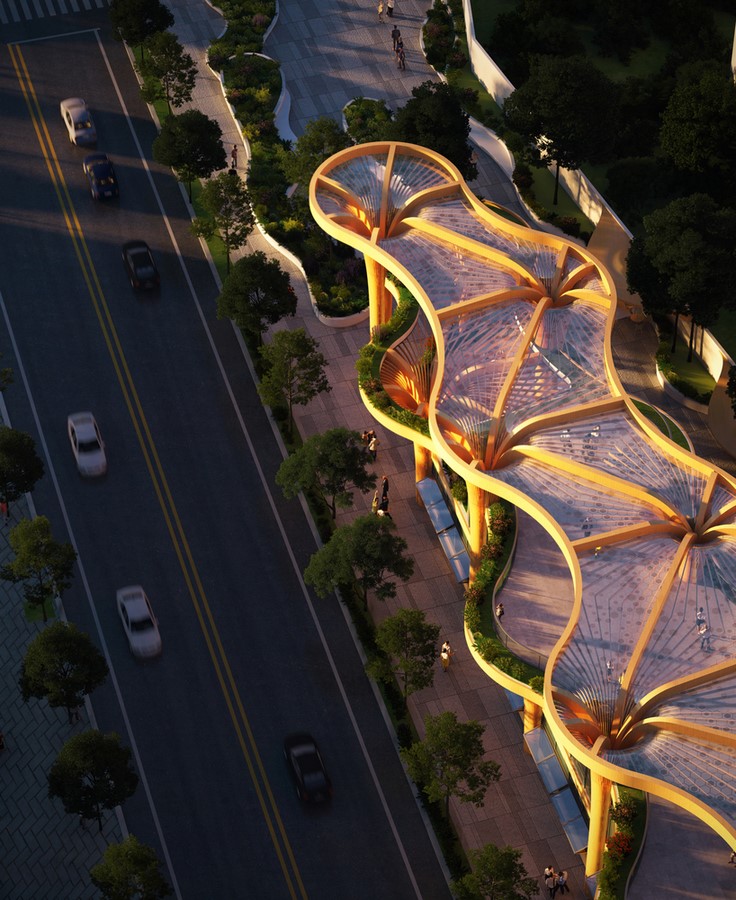 Biophilic Marketplace Inspired by Shanghai's Forests designed by Koichi Takada Architects - Sheet2