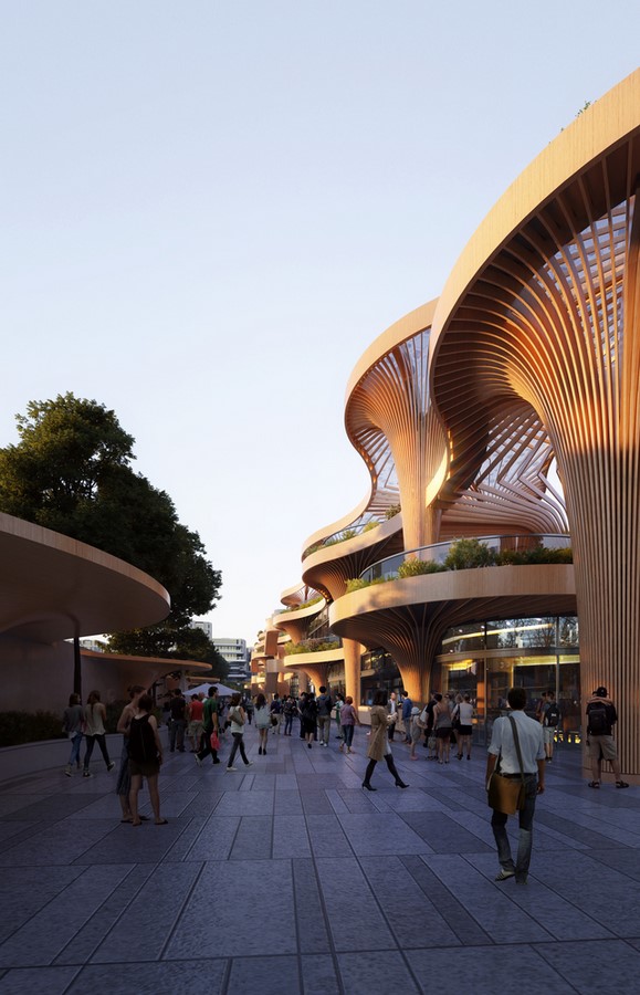 Biophilic Marketplace Inspired by Shanghai's Forests designed by Koichi Takada Architects - Sheet4