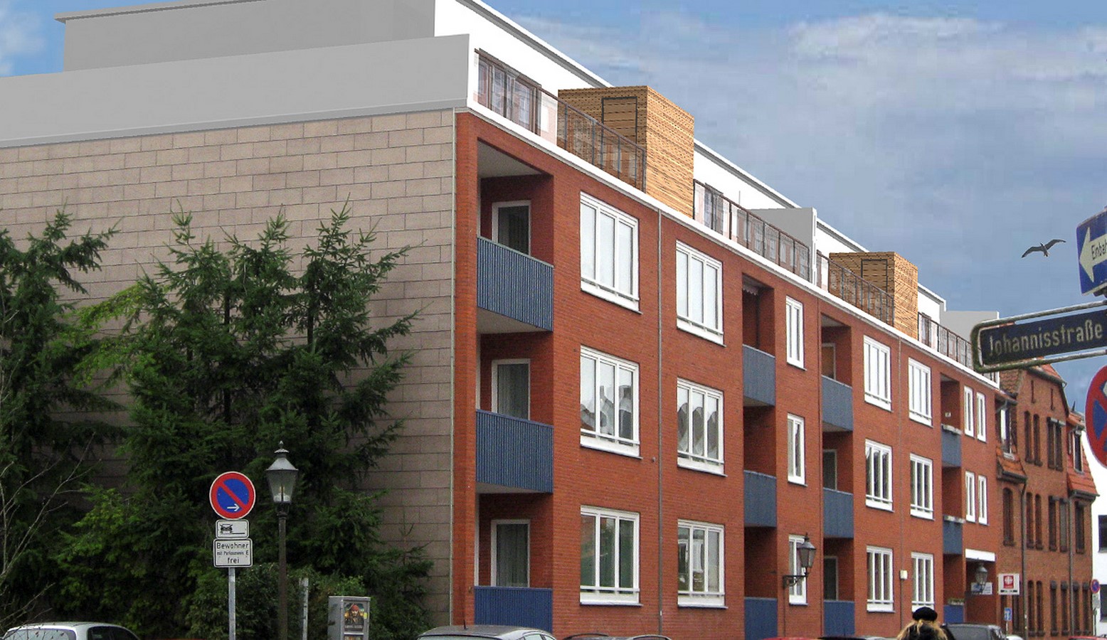 RESIDENTIAL BUILDING MULTI-FAMILY HOUSE INCREASE ©https://sp-planung.de/