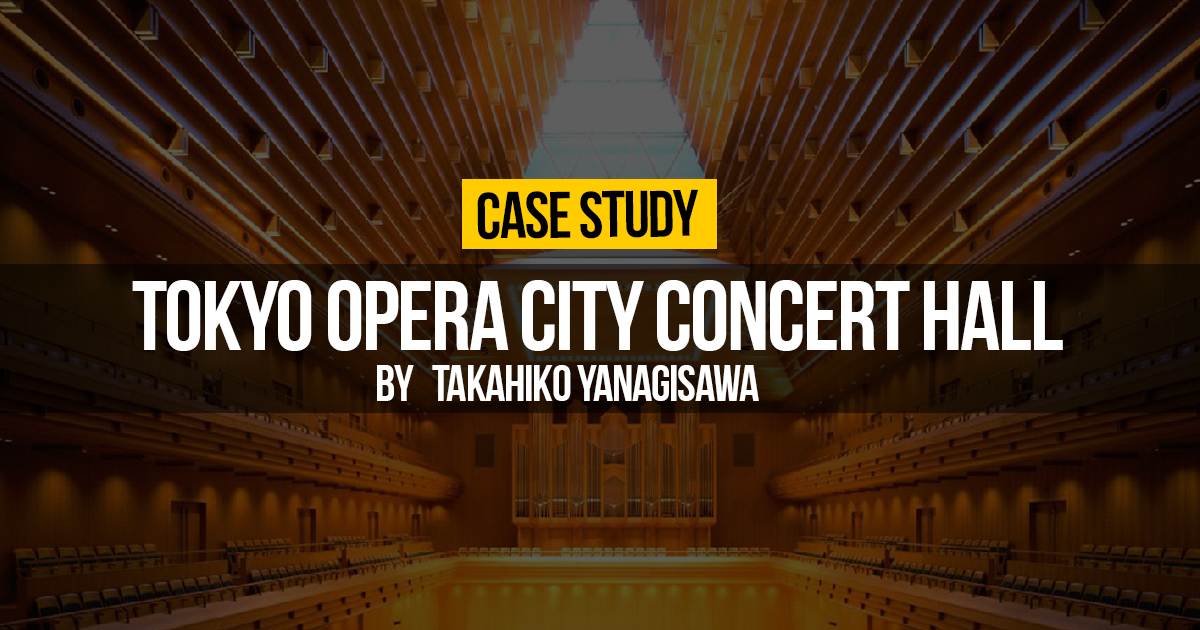 Tokyo Opera City Concert Hall by Takahiko Yanagisawa The Perfect Pitch