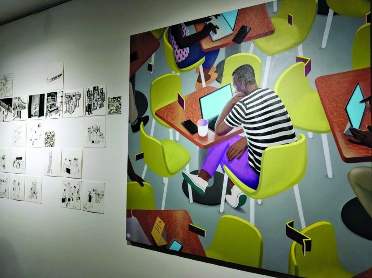 An overview of The Shifting city …city of arrivals and arrived-in [Exhibition] - Sheet10