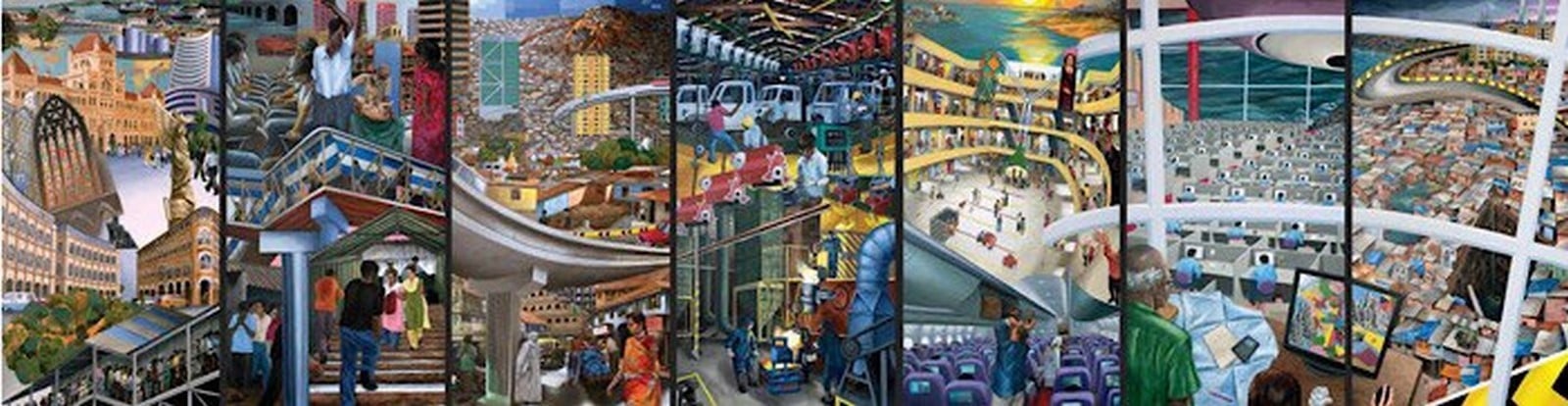 An overview of The Shifting city …city of arrivals and arrived-in [Exhibition] - Sheet9