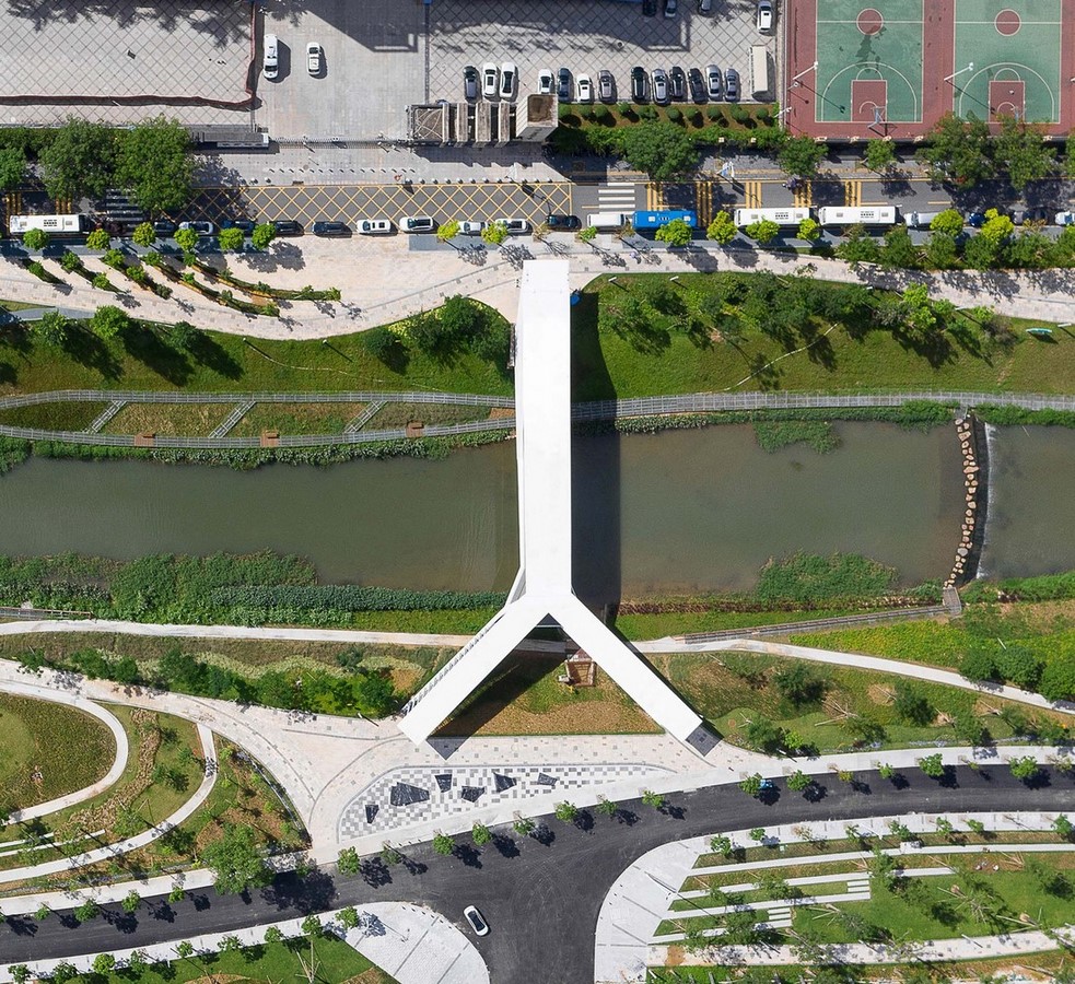 Pedestrian Bridge of Pingshan High School, China - Sheet1