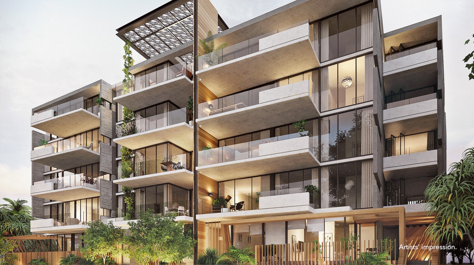 <span style="font-weight: 400;">Exterior View </span><a href="https://www.quayhouse.com.au/design/"><span style="font-weight: 400;"> </span><span style="font-weight: 400;">Apartments Designed With Class | Quayhouse Port Coogee</span></a>