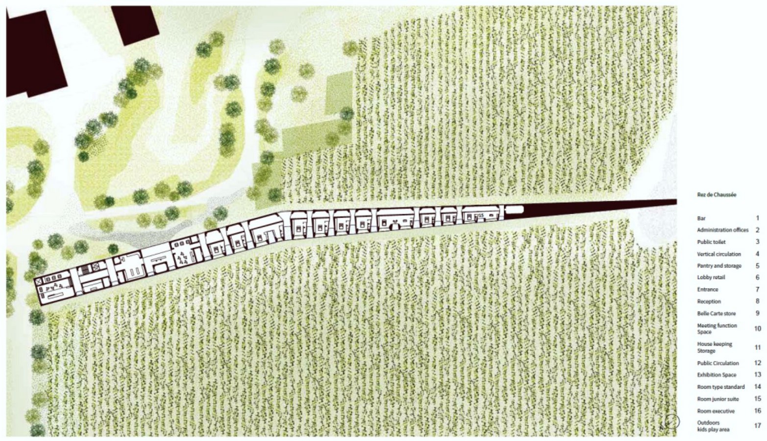 Lining‌ ‌Kefraya'‌ Hotel‌ by Lina Ghotmeh An expression of the earth - Sheet4