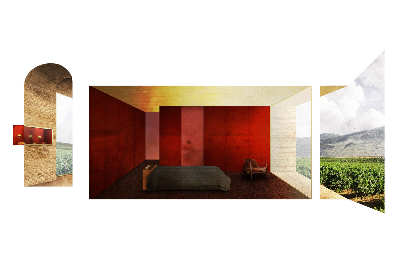 Lining‌ ‌Kefraya'‌ Hotel‌ by Lina Ghotmeh An expression of the earth - Sheet7