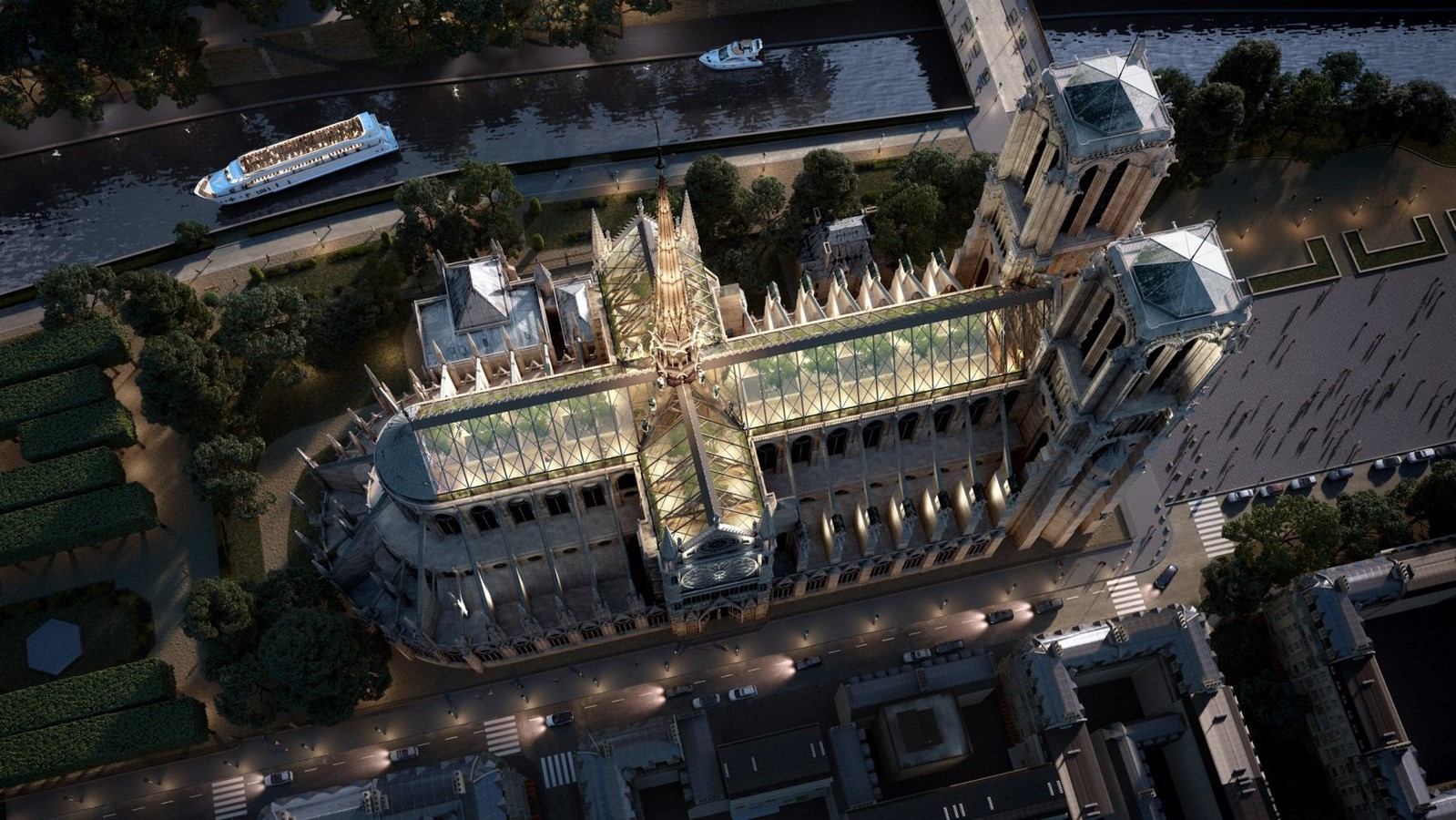 Reconstruction of Notre-Dame's spire by Miysis Studio - Sheet1