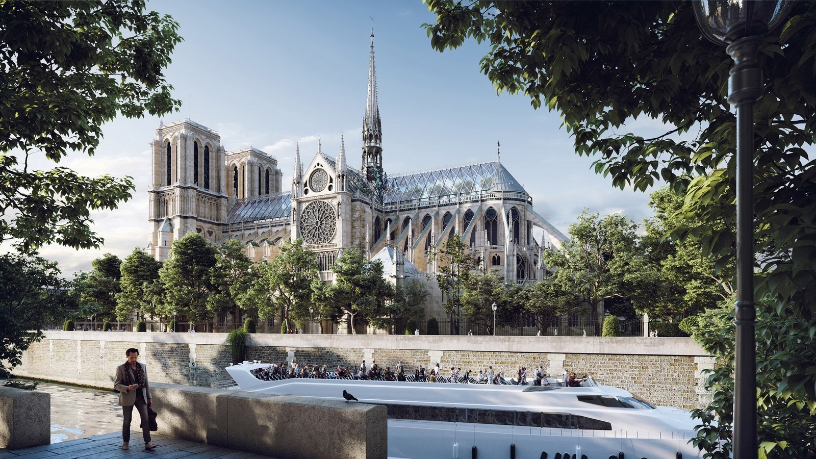 Reconstruction of Notre-Dame's spire by Miysis Studio - Sheet2