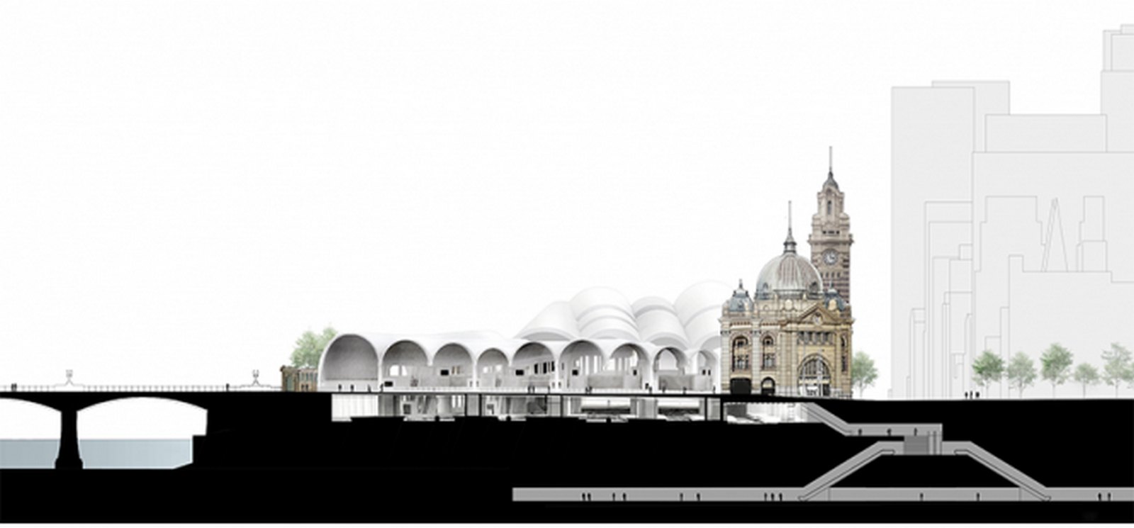 Flinders Street Station by Hassell, Herzog de Meuron, and Purcell Sheet7