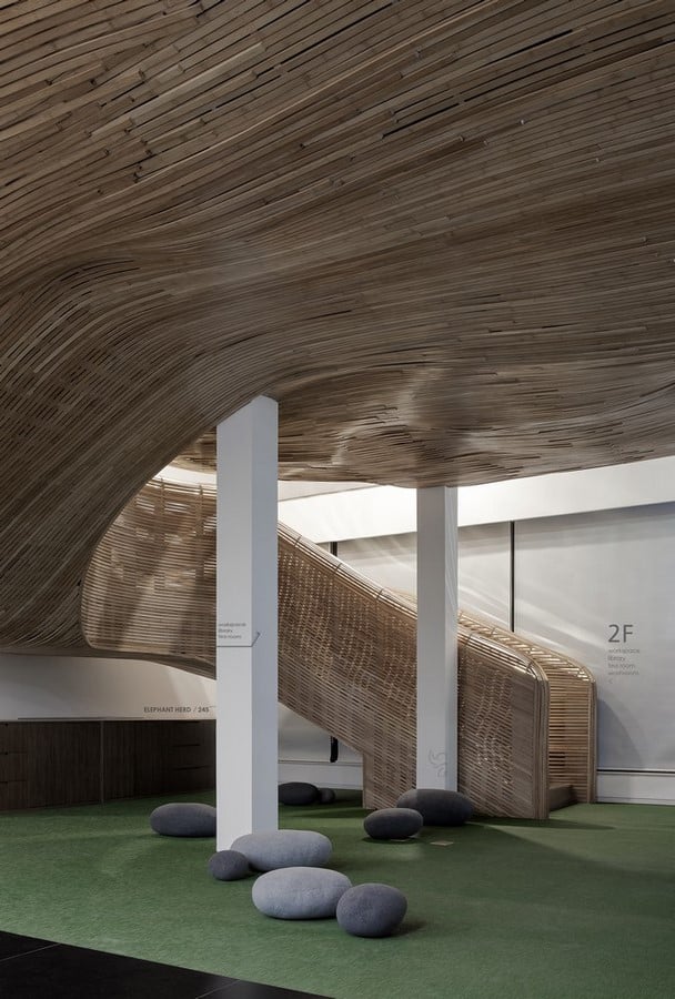 Elephant-Parade Office by CUN Design: Constructed with Bamboo - Sheet10