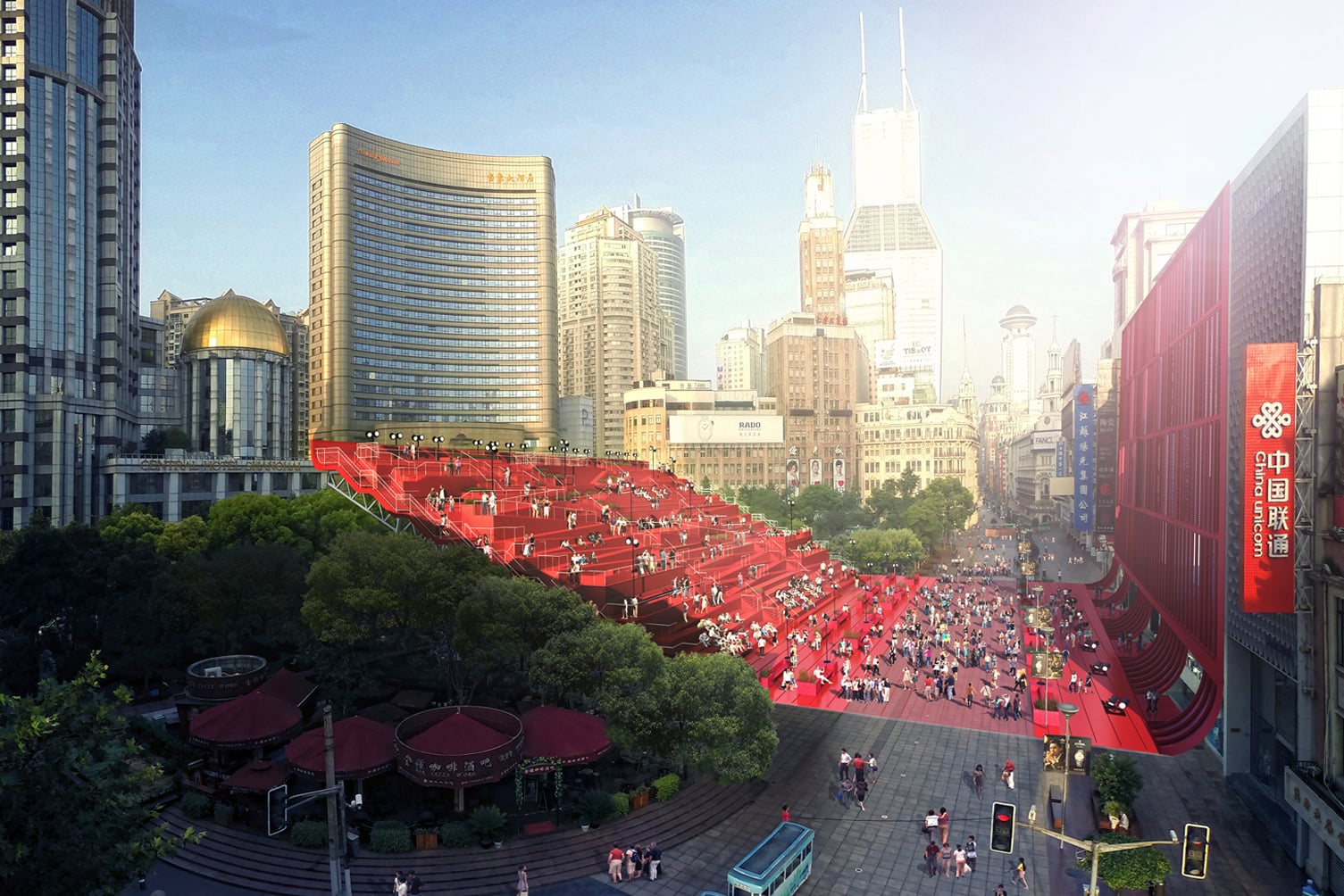 Red Carpet. Shanghai, China, 100 Architects - Sheet1