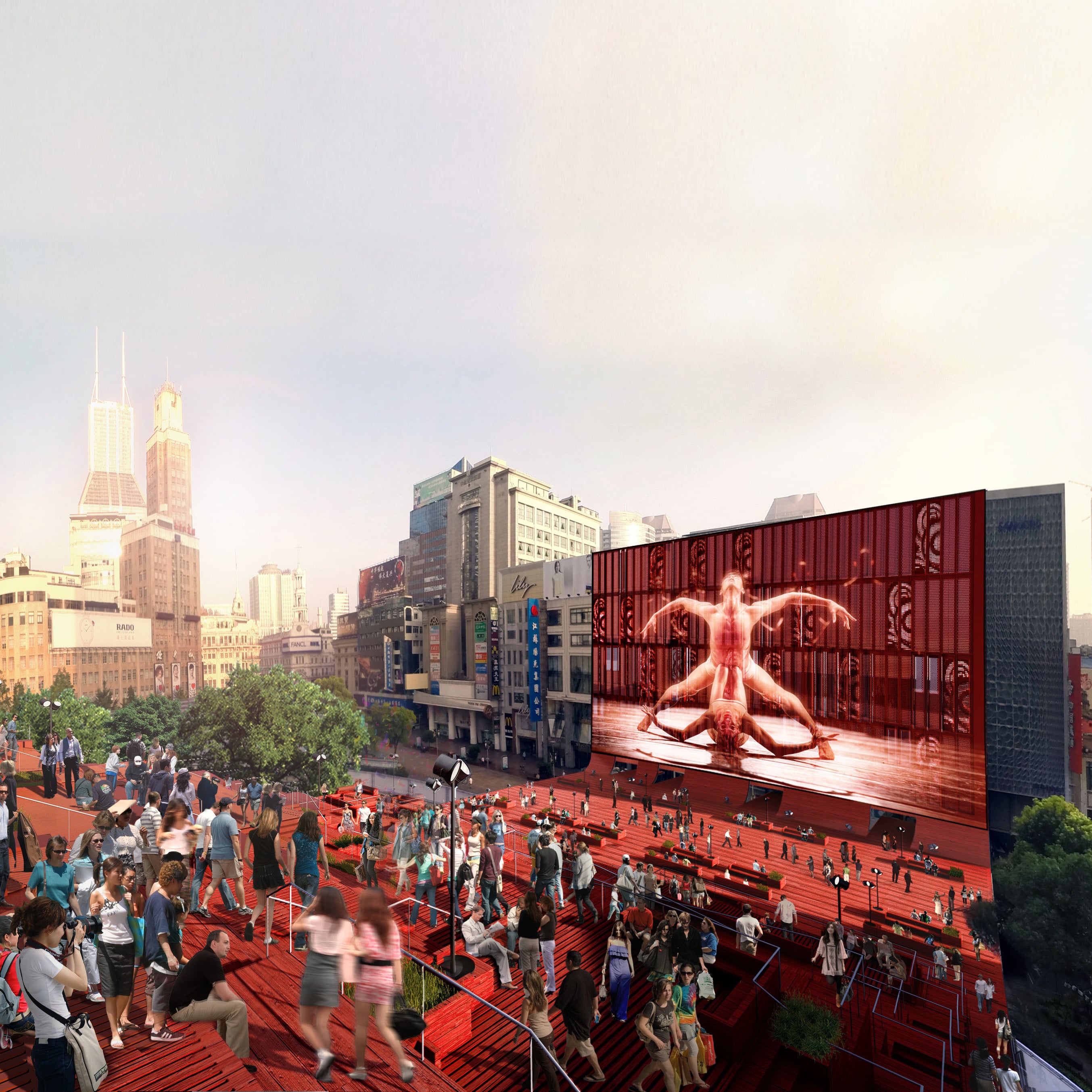 Red Carpet. Shanghai, China, 100 Architects - Sheet5