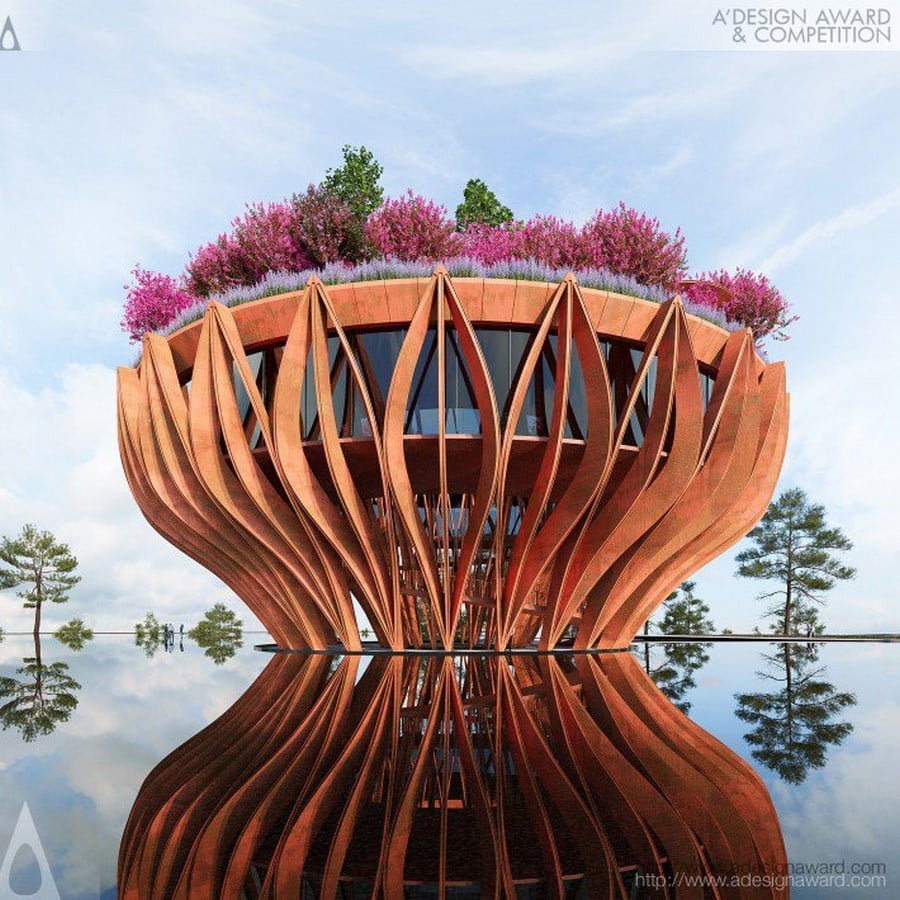 The Tower Flower, features a coffee bar that hovers above the clouds for a rare view of Da Lat designed by VHA Architects Sheet1