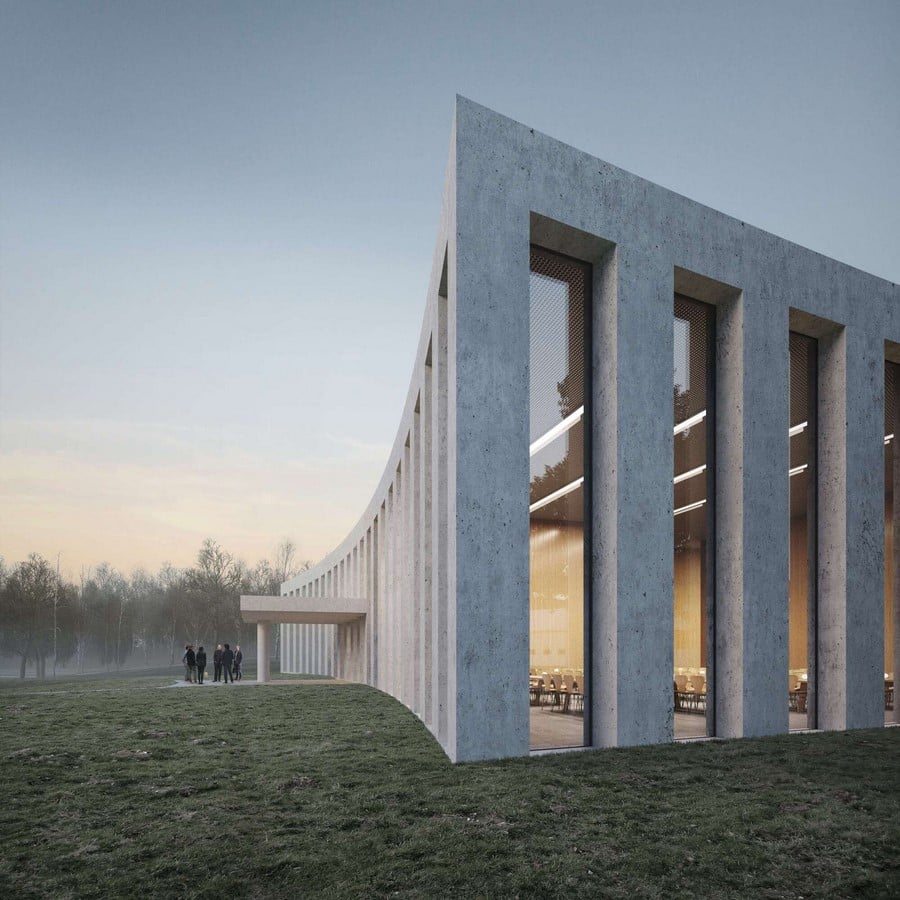 Competition to Design Mess Building for Military Academy in Stockholm won by Tham & Videgård Sheet2