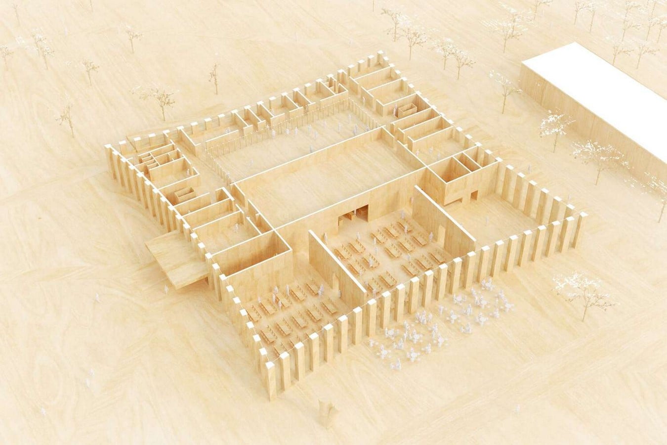 Competition to Design Mess Building for Military Academy in Stockholm won by Tham & Videgård Sheet3