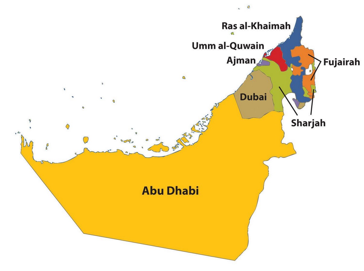 The various cultural influences and styles in architecture of UAE (region wise comparision)