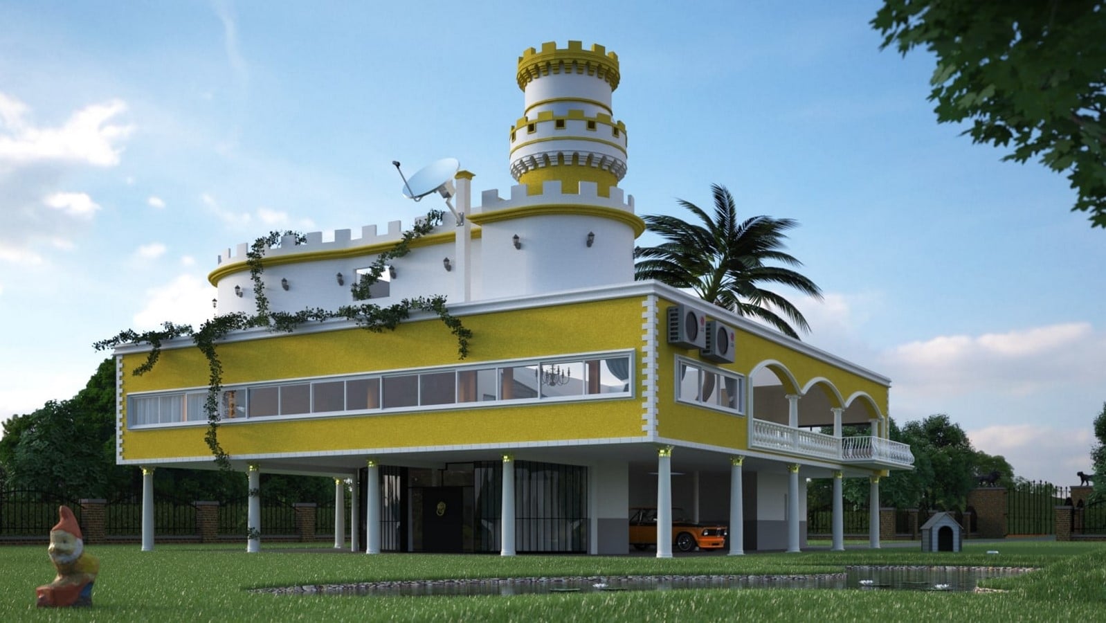 Kitsch Architecture: Developed by industrialization and urbanization Sheet1