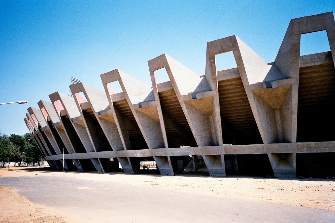 Sardar Vallabhbhai Patel Stadium (Navrangpura) by Charles Correa: A World Monument Sheet1