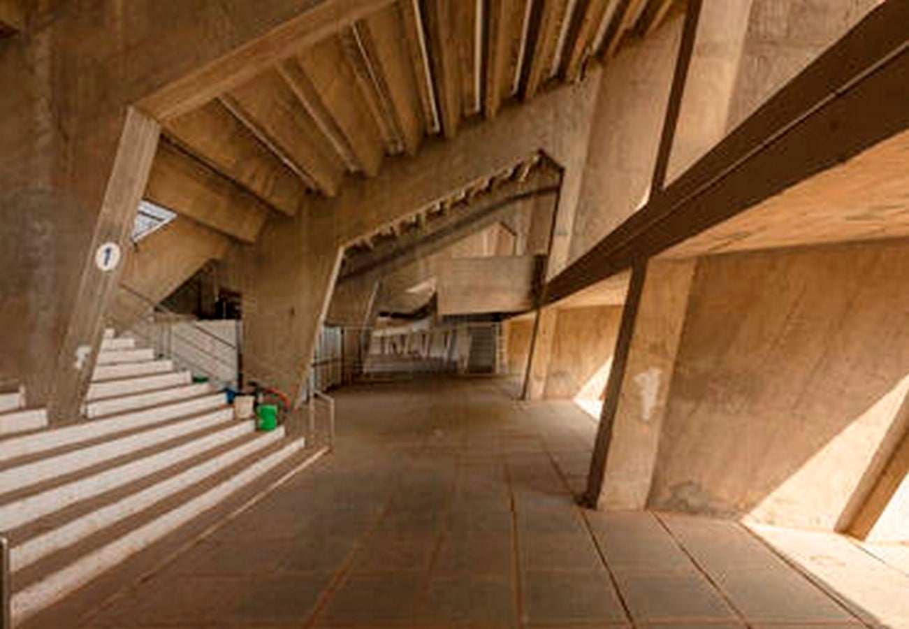 Sardar Vallabhbhai Patel Stadium (Navrangpura) by Charles Correa: A World Monument Sheet2