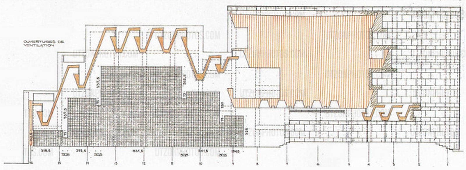 Melli Bank, University of Tehran Branch by Jørn Utzon: Function and Expression Sheet5