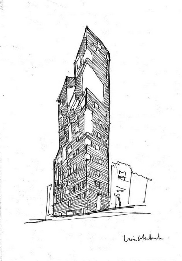 Case Study: Stone Garden Housing, Beirut. by Lina Ghotmeh Sheet4