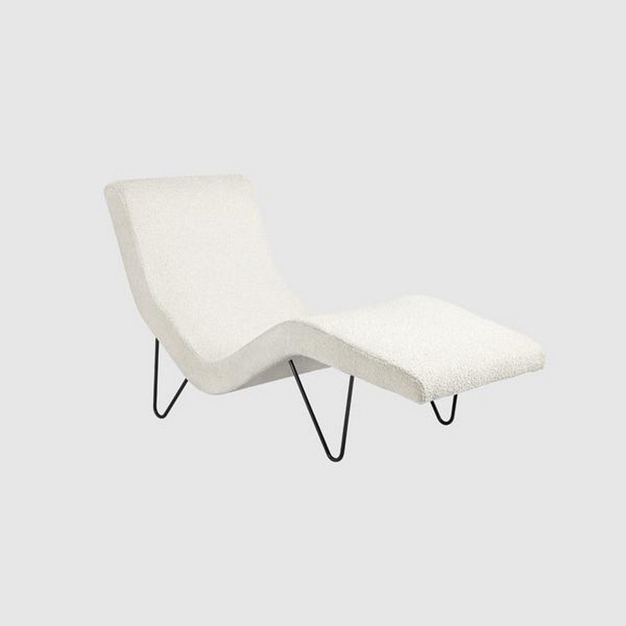 <span style="font-weight: 400;"> Chaise Lounge with Wrought Iron Legs_© Design Miami</span>