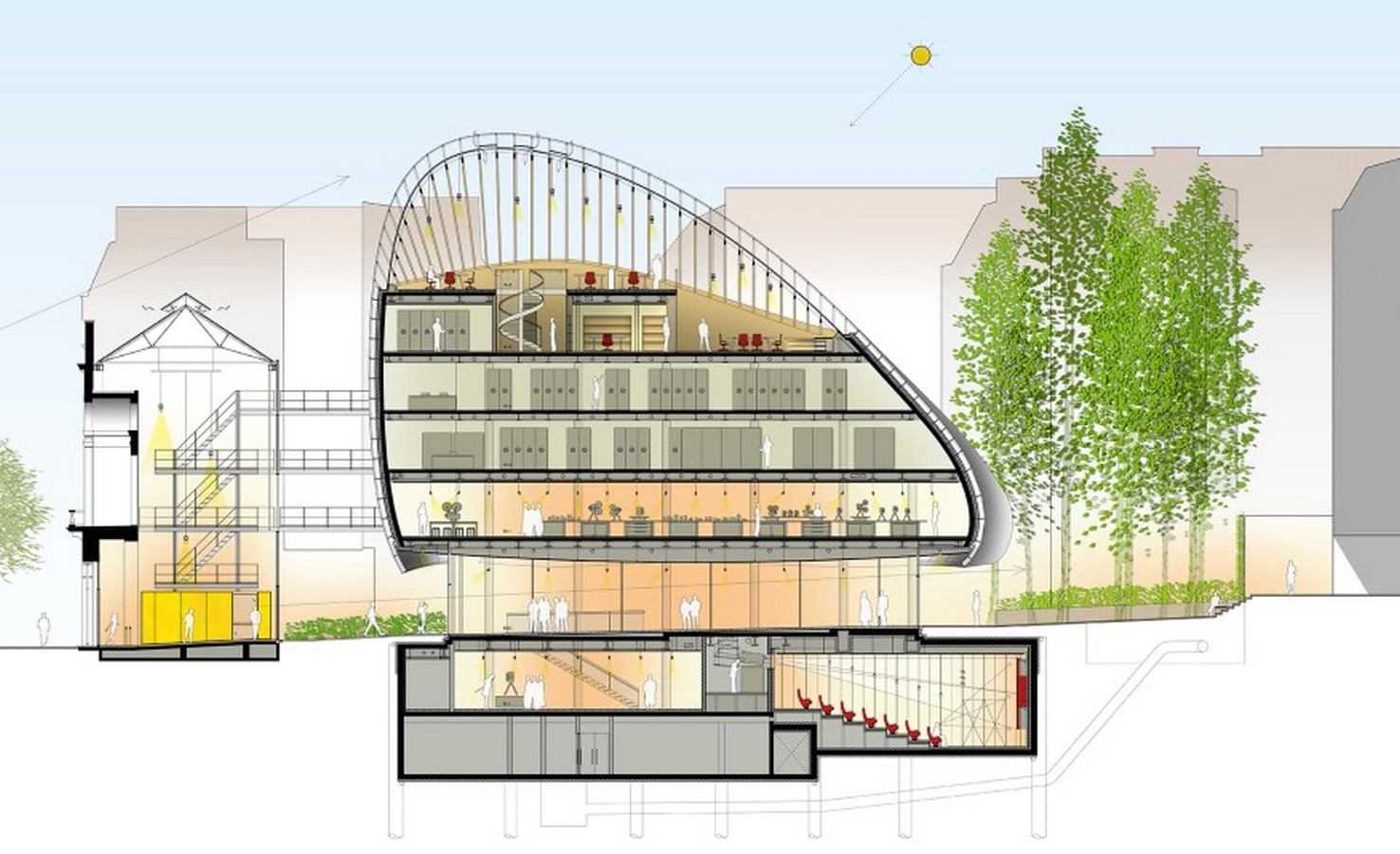 Jérôme Seydoux Pathé Fondation by Renzo Piano: An organic “creature” Sheet9