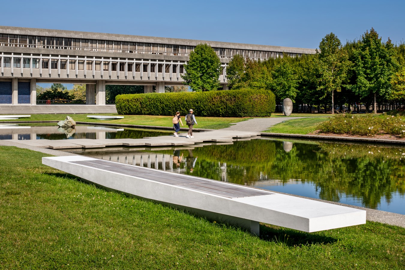 Built in 1965, the Erickson / Massey Simon Fraser University Campus is among the most significant pieces of Canadian architecture. The Plaza serves a double function: as an open-air public space and as a roof sheltering education spaces beneath.: Sheet 2