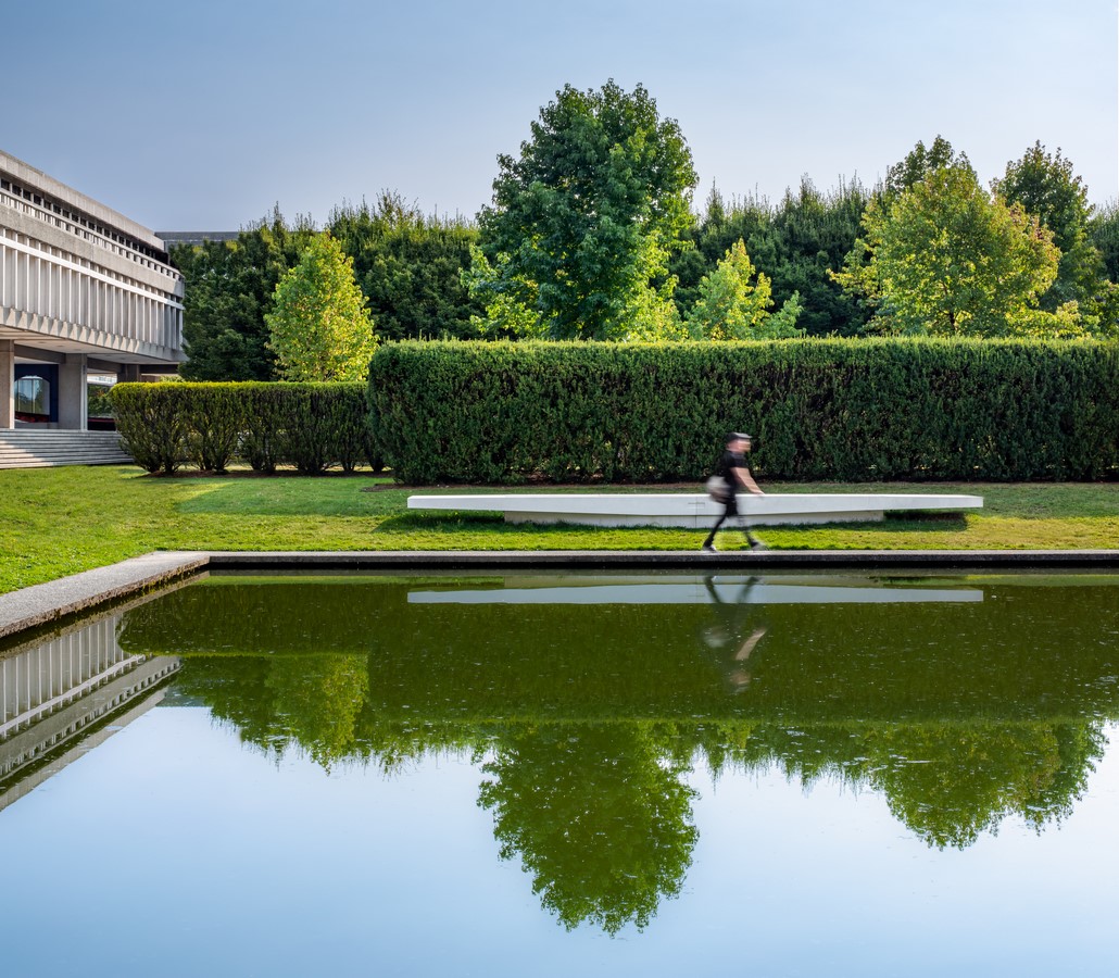 Built in 1965, the Erickson / Massey Simon Fraser University Campus is among the most significant pieces of Canadian architecture. The Plaza serves a double function: as an open-air public space and as a roof sheltering education spaces beneath.: Sheet 5