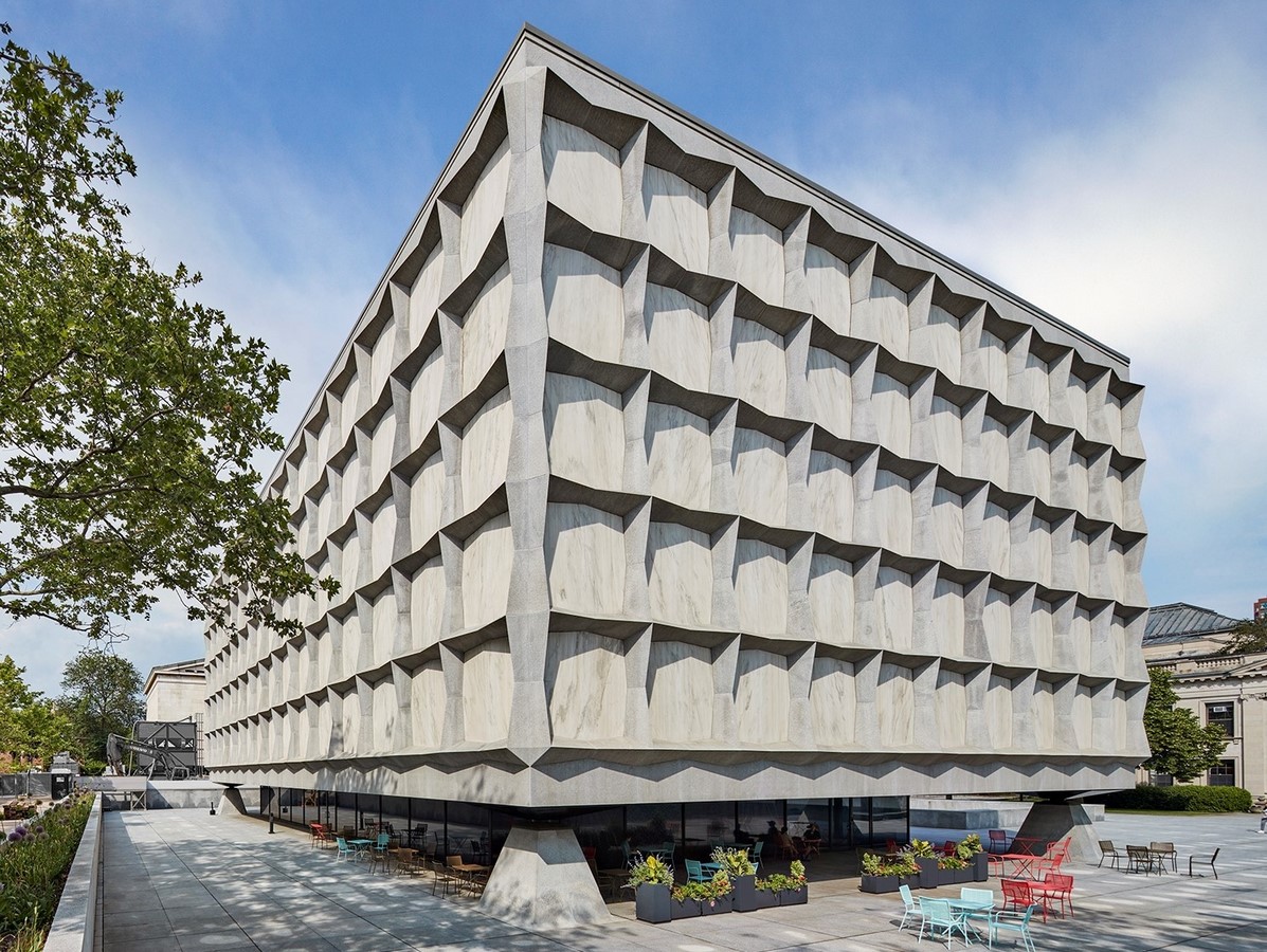 The Beinecke Rare Book & Manuscript Library by SOM: Tower within a Building - Sheet1