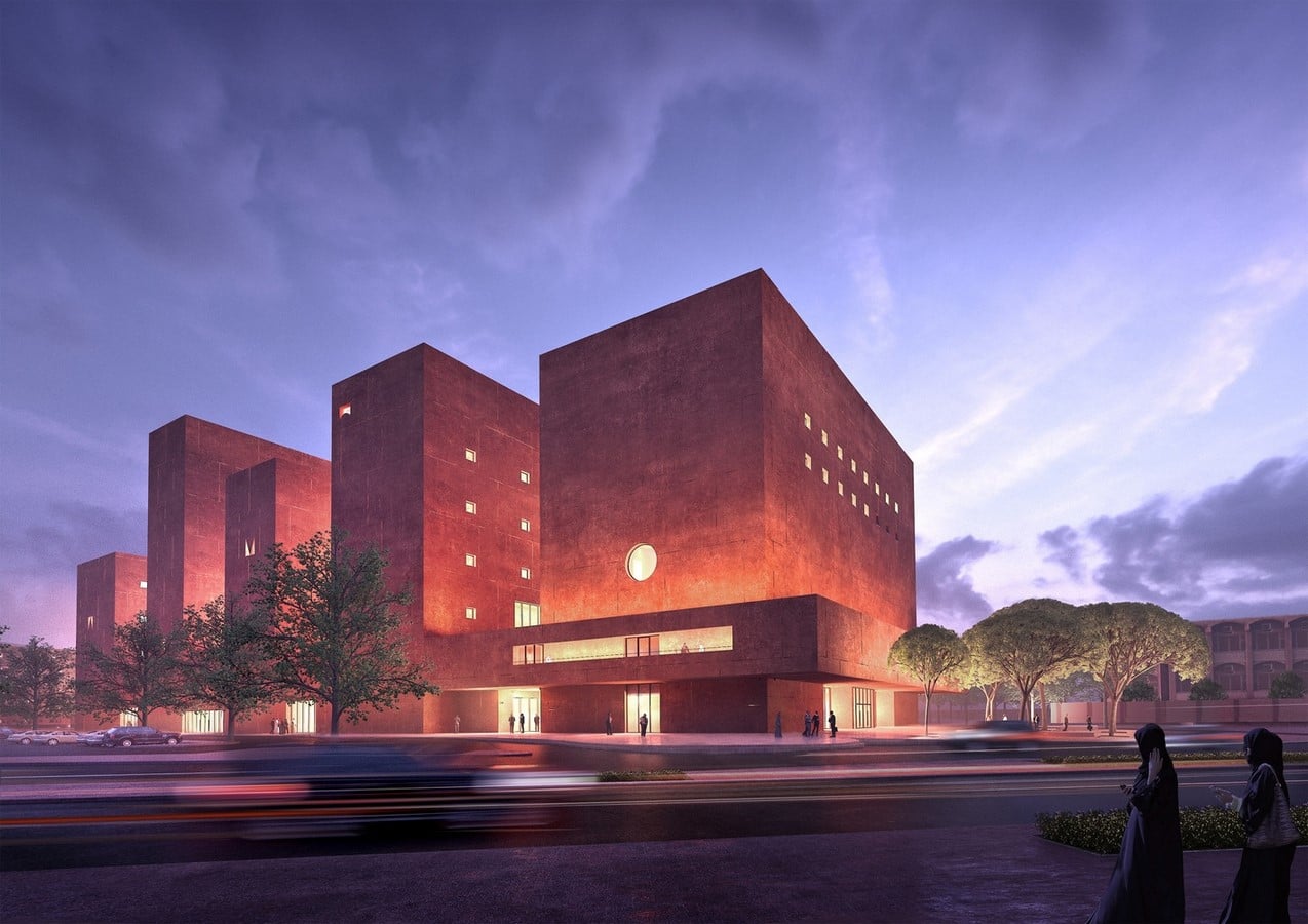 Monolithic campus for The Africa Institute in Sharjah designed by Adjaye Associates - Sheet1