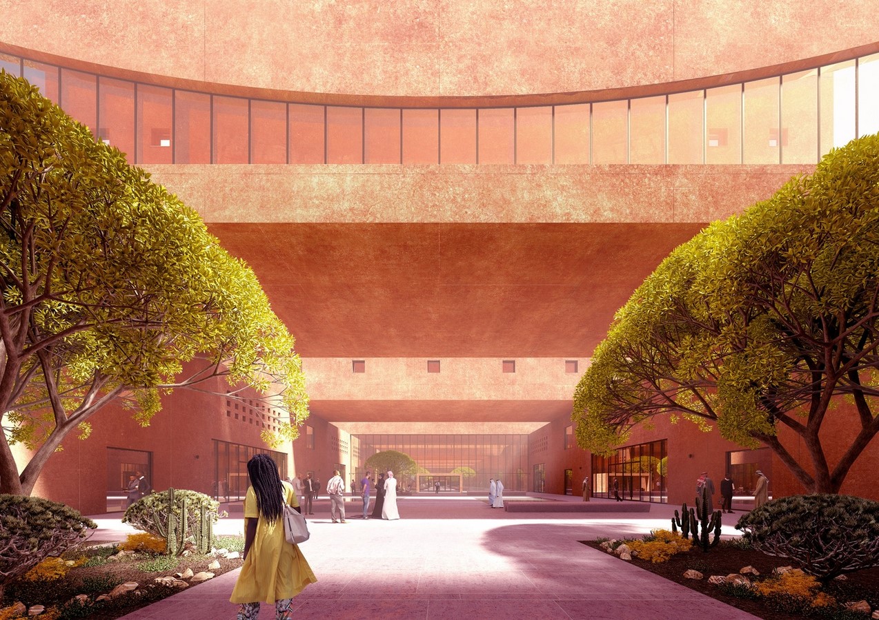 Monolithic campus for The Africa Institute in Sharjah designed by Adjaye Associates - Sheet3