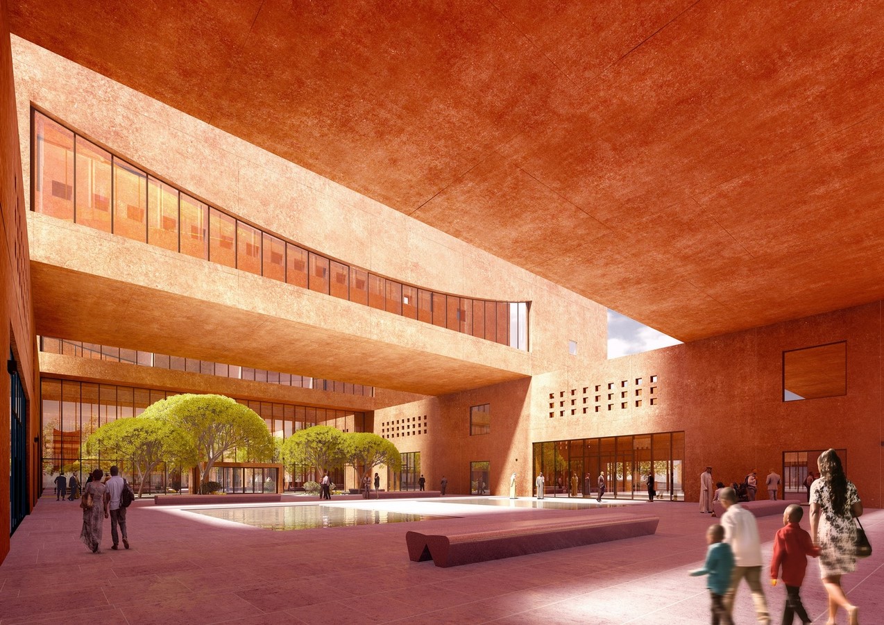 Monolithic campus for The Africa Institute in Sharjah designed by Adjaye Associates - Sheet4