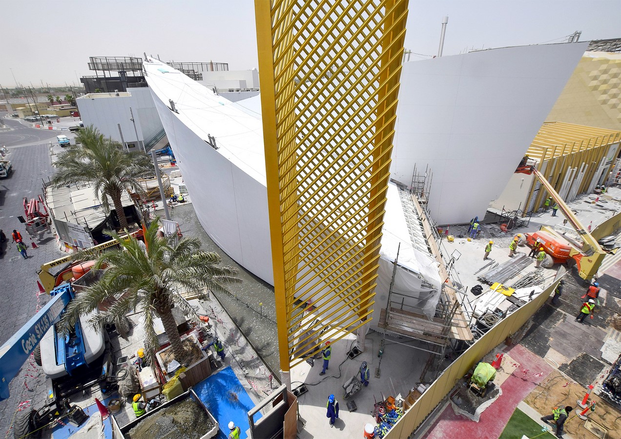 The Qatar Pavilion for the Expo 2020 Dubai design revealed by Santiago Calatrava - Sheet4