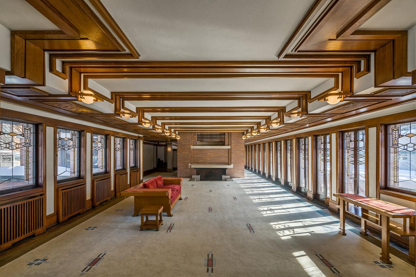 Frederick C. Robie House by Frank Lloyd Wright: Prairie style of architecture - Sheet6