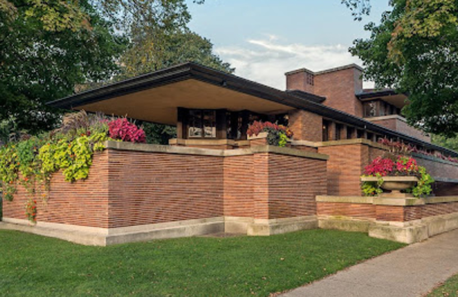 Frederick C. Robie House by Frank Lloyd Wright: Prairie style of