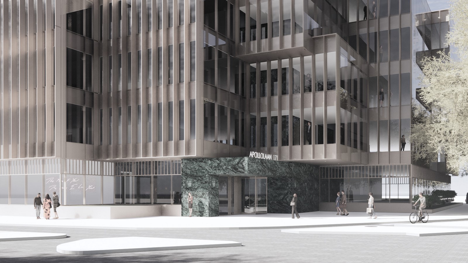 Design for a five-story office building in Amsterdam revealed by OMA / David Gianotten - Sheet5
