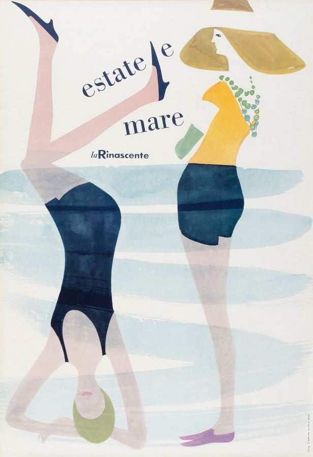Summer and Sea - la Rinascente, 1958_©www.irenebrination.com