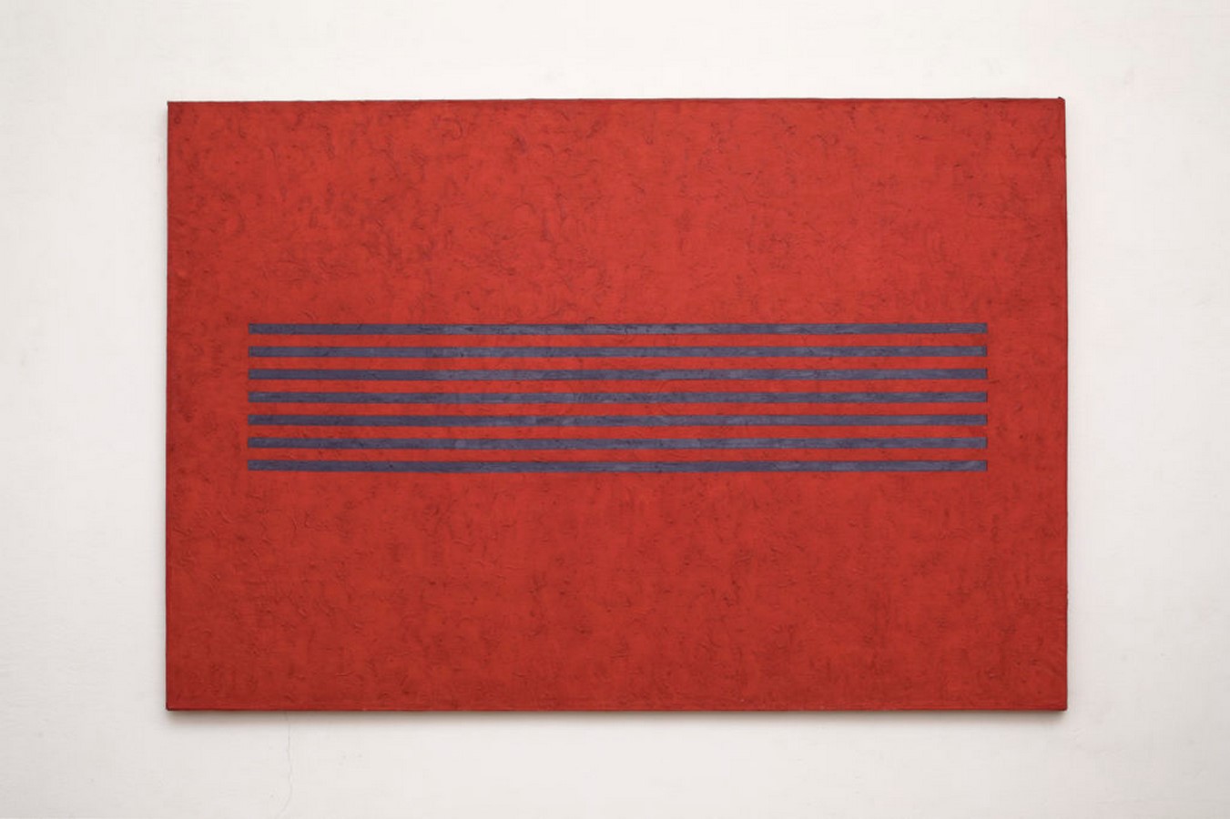 Donald Judd, Untitled, 1962, Oil and wax on canvas, 69 × 101 3/4 inches (175.26 × 258.45 cm)_© JUDD FOUNDATION