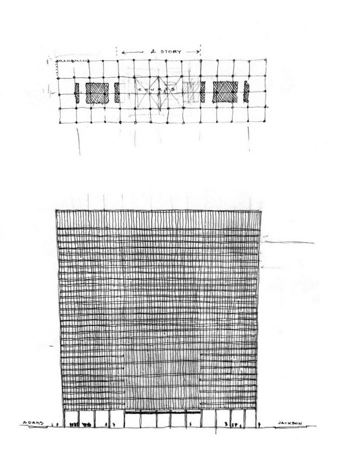 Chicago Federal Centre by Ludwig Mies van der Rohe: A union of Buildings - Sheet3